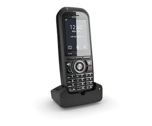 Snom M70 IP DECT combiné robuste UE / Etats-Unis, VoIP, SIP, Bluetooth, HD, touche d'alarme, les vibrations, parfait pour une utilisation en extérieur, les chutes jusqu'à 2 mètres, Noir, 00004423