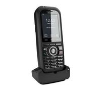 Snom M80 Combiné DECT Robuste IP65, Bluetooth, Bouton Alarme, Noir | Étiquette BLE M9B pour suivi en direct, 120g ultra-léger, jusqu’à 12h de conversation