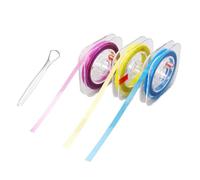 SNONESIY Lot de 3 bandes de papier abrasif dentaire, papier abrasif pour espaces intermédiaires, bandes de polissage dentaire, polissage des dents, détartrant humain, bande dentaire (4 mm x 6 m)