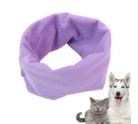 Snood apaisant pour animal de compagnie, capuche douce pour chien, cache-oreilles de protection avec matériau extensible, écharpe confortable pour chien, équipement de toilettage extérieur avec design
