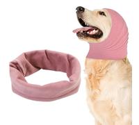 Snood doux pour chien, capuche pour animal domestique, tour de cou réglable avec protection d'oreille, écharpe canine en peluche, équipement de bain facile à porter, tour de cou de toilettage pour
