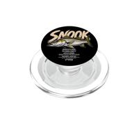 Snook Pêche Graphique Poisson Papa Hommes Garçons PopSockets PopGrip pour MagSafe
