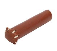 Snooker Cue Tip Cover Bouclier de Protection en Cuir de Haute qualité pour Bâton de Billard, Noir, 1 X Snooker Cue Tip Cover pour Joueurs Professionnels (Rouge)