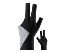 Snookerr Gloves - Pool Glove | Quick Dry Anti-Slip 3 Finger Billiard Pool Cue Sport Left Handed Mitts For Improved Grip, Comfortable Play, Breathable Glove For Men & Women
