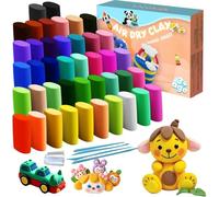 snookids 42 Couleurs Pate a Modeler pour Enfants, Argile Autodurcissante, Pate Autodurcissante, Cadeau pour Anniversaire, Activité Créative, pour Garçons et Filles de 3 à 12 Ans