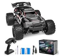 snookids Voiture Télécommandée - 2,4 GHz Voiture RC Rapide Tout Terrain 40 km/h avec Lumières 1:18, 4WD High Speed Buggy Crawlers Radiocommandée Jouet Cadeau pour Enfant Adulte