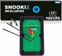 SNOOKIX Table de billard Mini Pool Table de billard Snooker Jeu avec queues et boules