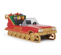 Snoop Dogg Snoop on The Stoop Elf Accessoires - Trône doré ou traîneau Cadillac pour décoration de vacances amusante, décorations d'étagère, cadeaux de Noël et cadeaux de Noël pour adultes, Père Noël