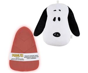 Snoopy Coussin Chauffant Micro onde, Graine de Lin Peluche Réutilisable, Relaxation Heating Pad, Chaud-Froid Thérapie, Kawaii Idee Cadeau Bien-être