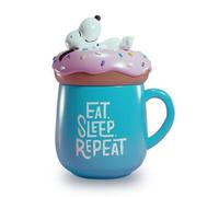Erik Mug Snoopy 3D 500 ml en céramique avec couvercle – Sous licence officielle