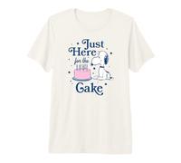 Snoopy est Juste là pour Le gâteau T-Shirt Haut de Gamme
