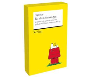 Snoopy für alle Lebenslagen. 52 Karten mit Antworten auf die großen und kleinen Fragen des Alltags (Kartenbox): Die besten Lebensweisheiten der Peanuts von Charles M. Schulz - Handliche Kartenbox