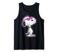Snoopy Joe Cool Love Hearts Glitch Retro Valentine Fun Débardeur