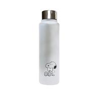 SNOOPY LOVE - Bouteille isotherme, bouteille d'eau, acier inoxydable, double isolation, 6h de boisson chaude et 12h de boisson froide, 500 ml, bleu clair, M, Décontracté