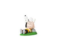 Snoopy - Mini Figurine Medicom Udf Série 13 Napping Charlie Brown & Snoopy 10 Cm