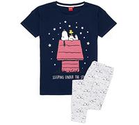 Snoopy Pajamas Mesdames Femmes Top Bases Longues ou Courtes Options Navy PJS L