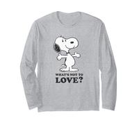 Snoopy Qu'est-ce qu'il ne Faut Pas Aimer ? Manche Longue