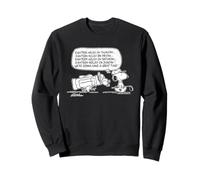 Snoopy Woodstock Citation amusante de golf dix-huit trous rétro Sweatshirt