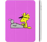 Snoopy Woodstock Étui Pour Ipad 2020 (10.2in) Avec Porte-Stylos, Résistant Aux Chocs, Réglage Automatique De L'angle De Veille/Réveil, Coque De Protection Transparente Avec Personnage