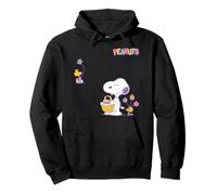 Snoopy & Woodstock Fleurs et œufs de Pâques Sweat à Capuche