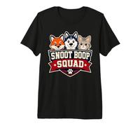 Snoot Boop Squad Fox Husky Cat Furry T-Shirt Haut de Gamme