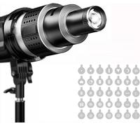 Snoot Bowens Support de projecteur avec 35 gobos et 5 filtres de couleur, accessoires pour NEEWER CB60B CB200B, Aputure Amaran 60XS 100X/D 200D/X, Godox SL60 SL60W