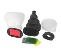 Snoot portable en caoutchouc pour flashs d'appareil photo Installation simple S'adapte à la plupart des modèles clignotants Améliore l'effet intérieur extérieur Photographie Modificateur de lumière