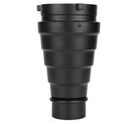 Snoot Projecteur Capot Bowens Montage Alliage Noir Snoot Nid d'abeille Grille Faisceau Lumineux Tube Bowens Montage Filtre pour Studio Flash Stroboscopique