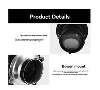 Snoots coniques Focalize, monture Bowens universelle pour condenseur, avec filtres de forme et effets graphiques pour la photographie photo