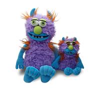 Snooze Monsters Interactif Coucher Peluche Set Coltrane & Washington Jr