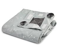 Snooze PortaBlind Rideau occultant Portable pour Enfants et bébés Gris 130 x 180 x 0,5 cm