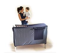 SnoozeShade Ciel de lit occultant universel 140 x 70 cm, moustiquaire perméable à l'air pour bébés et tout-petits