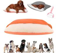 Snoozie Snuggle Burrow Dog Bed,Removable Washable Burrow Pet Bed,Comfort Covered Puppy Tent Beds,Semi Enclosed Anti Slip Indoor Plush Dogs Nest