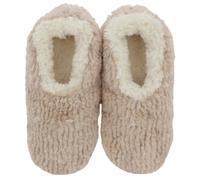 Snoozies! Chaussons d'intérieur en polaire sherpa super doux pour femme Tailles 36 à 42 Crème, Rose, Violet, Gris, crème, Large