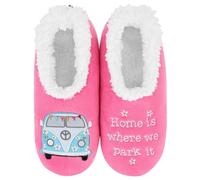 Snoozies Pairables Chaussons pour femme Home Sweet Home & Where you park it, Park It, Medium