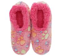 Snoozies! Pet Lovers Pantoufles en polaire Sherpa super douce pour femme Tailles UK 7,6 à 22,9 cm Quatre couleurs, rose, Large