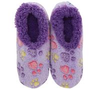 Snoozies! Pet Lovers Pantoufles en polaire Sherpa super douce pour femme Tailles UK 7,6 à 22,9 cm Quatre couleurs, violet, Small