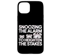 Snoozing The Alarm to Heighten The Stakes Coque pour iPhone 15 Plus