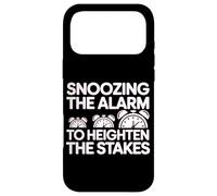 Snoozing The Alarm to Heighten The Stakes Coque pour iPhone 17 Pro Max