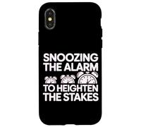 Snoozing The Alarm to Heighten The Stakes Coque pour iPhone X/XS