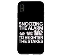 Snoozing The Alarm to Heighten The Stakes Coque pour iPhone XS Max