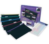 Snopake 10279 Hangglider Lot De 25 Chemises À Suspensions Avec Onglets Couleurs Assorties