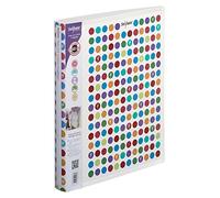 Snopake 15738 A4 2 Anneau 25mm Capacité Classeur à anneaux - Polka Dot (Lot de 5)