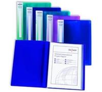 Snopake a4 disp book 24pckt asstd pk10 G