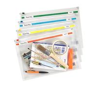 Snopake A4-Protège-documents Plus 355 x 235 mm A5 avec couvercles Transparent/assortiment de couleurs (Pack de 25)