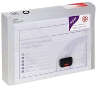 Snopake DocBox Boite Dossier polypropylène avec Push Lock 60mm avec broche A4 Transparent Ref 12871
