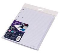 Snopake Eligo Réf 15864 Recharge de papier pour agenda Blanc Format A5