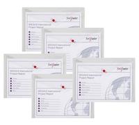 Snopake Range-document avec bouton pression et intercalaire, format A4 Classic Clear