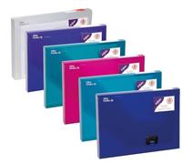 Snopake Réf 14832 DocBox Boîte de classement à clip Polypropylène Tranche 25 mm Couleurs assorties A4 Lot de 5 (Import Royaume Uni)