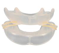 Snorflex Attelle anti-ronflement de qualité supérieure - En deux parties - Avec bandes élastiques - Ajustement rapide - Toutes les tailles de mâchoires